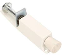 KOTARBAU® - Tope para puerta de acero inoxidable, universal, goma, color blanco