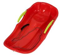 KOTARBAU® Trineo Nieve - Plástico - 79x38x16 cm - Rojo - Trineo Niños - on Freno - Deslizador Nieve - Robusto y Ergonómico