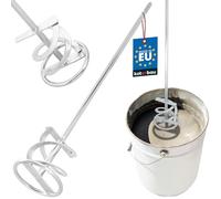 KOTARBAU® Varilla mezcladora 100 mm SDS Plus, Mezclador, Agitador, Meclador de mortero, yeso, cemento, Mezcladora espiral, Batidora de yeso