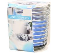 KOTARBAU® Vela antitabaco en Frasco de Cristal, Aroma Fresco, Velas Decorativas, Vela en Vaso de Cristal perfumada, Vela aromática, Duración 28 h, Idea de Regalo, Vela antiolor a Tabaco