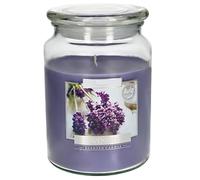 KOTARBAU® Vela aromática en tarro de cristal con tapa, Idea de regalo, Vela en frasco para aromaterapia, Decoración del hogar, Duración prolongada, Fragancia, Grande, Lavanda