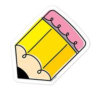 Kotkiddy 20 Piezas Servilletas de Papel con Forma de Lápiz Decoraciones para Inicio Escolar Fiesta Escolar para Maestros Guardería Aulas Decoración de Mesa (Amarillo)