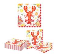 Kotkiddy 20 Unidades de servilletas Desechables para Cena de Verano Picnic Barbacoa Coctel servilletas de Almuerzo