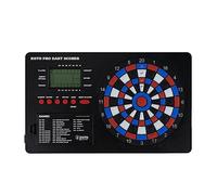 KOTO - Pro Dart Scoreboard, Marcador de Dardos, Incluye 32 Juegos, Pantalla de Puntuación y Material de Montaje, para 8 Jugadores, Funcionamiento con Pilas