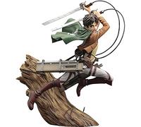 Kotobukiya Attack On Titan: Eren Yeager (Renewal Package Variant) ArtFX J Statue, Multicolor