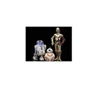 Kotobukiya ksw114 1: 10 Escala C-3PO y R2-D2 con BB-8 ARTFX + Estatua de