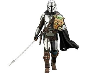 Kotobukiya Star Wars: The Mandalorian & Grogu con Bastón Beskar ARTFX+ Estatua