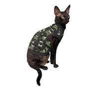 Kotomoda Sphynx Cat'S T-Shirt Skulls Glow (S)