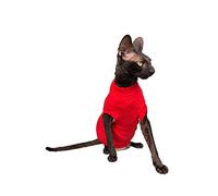 Kotomoda Sphynx Cat'S Turtleneck Maxi InRed Naked Cat Hairless Cat Clothes (L)