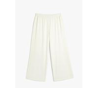 Koton Line Detail Elastic Waist Palazzo Trousers Calzoncillos para Mujer