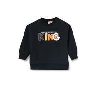 Koton Sweatshirt Lion Printed Crew Neck Brushed Interior Cotton, Sudadera Niños Bebes, Black(999),