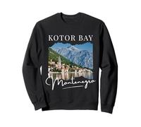 Kotor Bay Montenegro Recuerdo Vacaciones Ciudades Europeas Hombres Sudadera