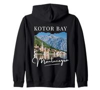 Kotor Bay Montenegro Recuerdo Vacaciones Ciudades Europeas Hombres Sudadera con Capucha