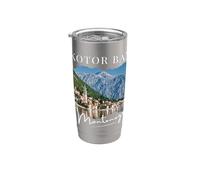 Kotor Bay Montenegro Recuerdo Vacaciones Ciudades Europeas Hombres Vaso térmico de acero inoxidable de doble pared