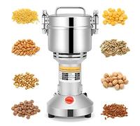 Kotsy 500g Molinillo de granos portátil, 220 V Molino de cereales de hierbas de grano de especias Molino, Máquina de molienda de alta velocidad de 3 cuchillas