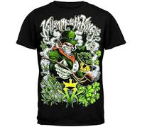 Kottonmouth King Leprachaun Unisex T-Shirt Printed tee Black Mens Top Shirt L