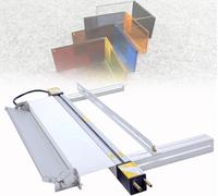 Koubhyj Dobladora de plástico PVC acrílico caliente soporte, ángulo y Longitud Ajustables dobladora caliente para acrílico, placa orgánica, diversos materiales termoplásticos(30cm)