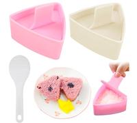 KOUHA Molde de Onigiri, Molde Sushi, Juego de Moldes de Sushi para Onigiri, Molde Triangular Sushi Onigiri Molde para Hacer de Onigiri Sushi