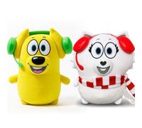 Kouipoie Tyler and Snowi - Juego de peluches para niños (2 unidades)