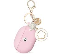 KOUJAON Estuche protector de silicona para Beats Studio Buds + (2023) / Beats Studio Buds (2021) (rosa)