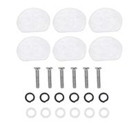 koulate 1 Set / 6pcs Finest Guitar/Bass Tuning Clavijas Perillas Mango, Afinador de Guitarra Tapas de Repuesto para Accesorio para Guitarra (1#)