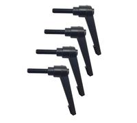 Kounrunppy M5 - Manilla de sujeción con rosca ajustable, mango ajustable, 4 unidades (M5 x 50)