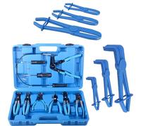 KOUTIANWU - Juego de 9 pinzas para abrazaderas de manguera y 6 pinzas para manguera de coche, abrazadera de abrazadera de abrazadera de manguera de coche, abrazadera de collar, abrazadera (azul)
