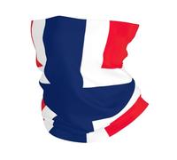 KOUUIP Diadema con estampado de bandera noruega, polaina para el cuello, máscara facial, bufanda mágica para hombres y mujeres