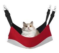 KOUUIP Hamaca de gato con estampado de bandera egipcia para colgar en jaula, hamaca ajustable para mascotas, hamaca suave para dormir para gatos, hurón