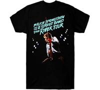 kouxi Admit Men's Bruce-Springsteen The River Tour T-Shirt(Medium)