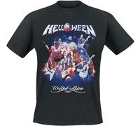 kouxi Helloween United Alive - Cover Men T-Shirt Black, Regular(Medium)