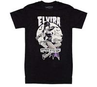 kouxi Kreepsville 666 Elvira Mistress of The Dark Monster Hands Gothic T Shirt Mtemh Black(Small)