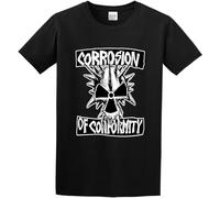 kouxi Men's Corrosion of Conformity Old School T Shirt Print Tees T Shirt O Neck(X-Large)