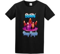 kouxi Men's Deep Purple Burn Cotton T Shirt(XX-Large)