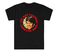 kouxi The Glen Campbell Goodtime Hour Men's Black T-Shirt Black(X-Large)