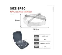 (KOVEA)BRS-3000T Stainless Steel Fms Wasp Gas stove Windshield Accessories for Bulin B18 for GS 600