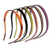 KOVOLITU Paquete de 6 diademas diseñadas para gafas, flexibles sin presión, para mujer, cómodas diademas de plástico con superficie brillante de dientes