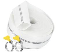 KOVSGQ Manguera Plana Ø 1 1/4 Manguera de Evacuación 10mx32 mm manguera de tejido manguera industrial Mangueras Contra Incendios para Bomba de Agua Sumergible o Bomba Aguas Sucias