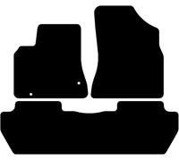 Kovvar Alfombrillas adecuadas para Citroën Berlingo Multispace 2008-2018 Versión: Electric | Calidad: Basic