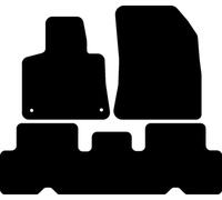 Kovvar Alfombrillas adecuadas para Citroën C4 Picasso 2013-2018 Versión: 5 plazas | con conexión de 12V para la Segunda Fila de Asientos | Calidad: Basic