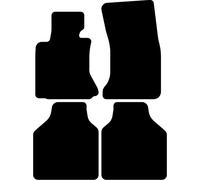 Kovvar Alfombrillas de Coche de Goma Duogrip adecuadas para BMW Serie 7 E65/E66 2001-2008 Versión: Batalla Larga