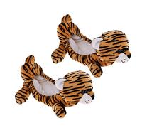 kowaku 1 Par Fundas para Patín de Hielo Animal Simpático Protector Resistente Al Óxido Universal Adecuado para Niñez Hombres Mantenimiento, Tigre, a