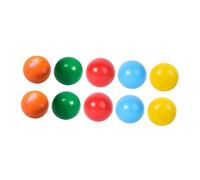 kowaku 10 Piezas Bolas de Madera Bolas Educativas Juguetes de Reconocimiento Material Natural para Niños Adecuado para Educación Infantil Manualidades Hogar, Style B