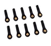 kowaku 10 Piezas Cabezal de Bola para RC Modelo Rótula Empujador Conector de Tirante Plástico Resistente Y Larga Vida Útil Adecuado para Camiones Co, M3 (sin Tornillos)