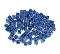 kowaku 100 Piezas Dados D6 Dados de Puntos Juguetes para Juegos de Fiesta Dados Seis Caras Material Acrílico Apropiados para Enseñar Matemáticas Fiestas Temá, Azul
