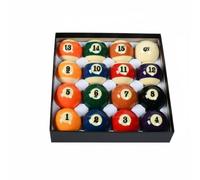 kowaku 16 Piezas Bolas de Billar Conjunto Americano Juego Negro Set de Mesa Resina Impacto Estable Controlado Apto para de, TP-B107 - Bolas De Billar De Letras Grandes De Grado Especial A De Taiwán