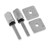 kowaku 2 Juegos Tornillo de Aletas para Surf Screw Manual Inoxidable para Tabla Larga Fijador con Anillo Antideslizante Adecuado para Reemplazo de
