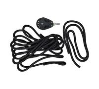 kowaku 2 Piezas Cuerda Pilates Reformer con Polea para Ejercicio Accesorios de Máquina Pilates Equipo Core de Cama Correas de Gimnasio en Nylon Adecuado para, Rueda de Polea Negra