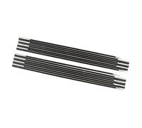 kowaku 2 Piezas Varilla para Tienda de Campaña Kit de Repuesto Poste Fibra de Vidrio Desmontable con Banda Interna Elástica Adecuado para Actividades Al Aire, 2 Polos 8 sección Cada