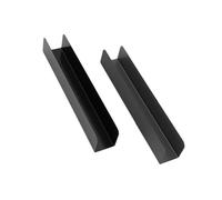 kowaku 2 Uds Rectángulo en Forma de U Hojas para Hornear Molde de Acero para Galletas para Postre de Cocina